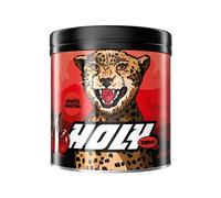 HOLY Energy Gaming Booster 'Cherry Cheetah' avec poudre au goût de cerise| 50 portions avec NewCaff & extrait de thé vert | Focus Drink | Vegan avec arômes de fruits 100% naturels