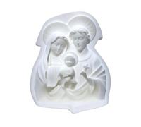 Holy Family Statue Silicone Mold - Flexible Nativity DIY Resin Craft | Easy Release Design, For Candles Ornaments Home Decor, Handmade Gift Making