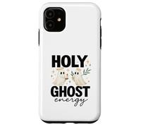 Holy Ghost Energy Cute Halo Ghosts Christian Halloween Coque pour iPhone 11