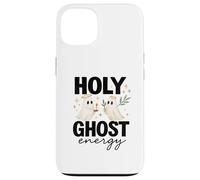 Holy Ghost Energy Cute Halo Ghosts Christian Halloween Coque pour iPhone 13