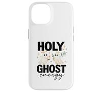 Holy Ghost Energy Cute Halo Ghosts Christian Halloween Coque pour iPhone 14