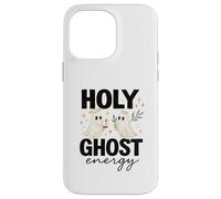 Holy Ghost Energy Cute Halo Ghosts Christian Halloween Coque pour iPhone 14 Pro Max