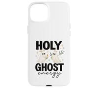 Holy Ghost Energy Cute Halo Ghosts Christian Halloween Coque pour iPhone 15 Plus