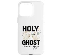 Holy Ghost Energy Cute Halo Ghosts Christian Halloween Coque pour iPhone 15 Pro Max