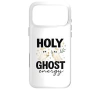 Holy Ghost Energy Cute Halo Ghosts Christian Halloween Coque pour iPhone 17 Pro Max