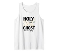 Holy Ghost Energy Cute Halo Ghosts Christian Halloween Débardeur