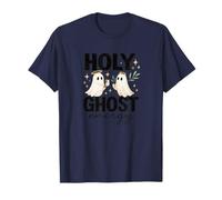 Holy Ghost Energy Cute Halo Ghosts Christian Halloween T-Shirt