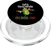 Holy Guacamole Its Mexican Fiesta Time Cinco de Mayo Party PopSockets PopGrip pour MagSafe