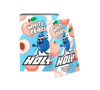 HOLY Hydration Pack Découverte 'White Peach' - Poudre Électrolytes avec 10 Portions - Boisson en Poudre Isotonique avec Minéraux - Sans Sucre & Végan avec 100% d'Arômes Naturels de Fruits