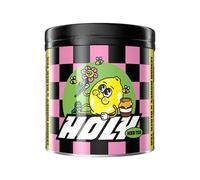 HOLY Iced Tea Lemon Honey x Black Tea | 50 portions avec antioxydants et super-aliments | Thé glacé sans sucre avec formule Relax | Végétalien avec arômes de fruits 100% naturels