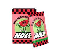 HOLY Iced Tea Lot de 10 boîtes de dégustation « Watermelon x Hibiscus Tea » avec poudre aromatisée pastèque | 10 portions d'antioxydants et de superaliments | Thé glacé sans sucre | Végétalien avec