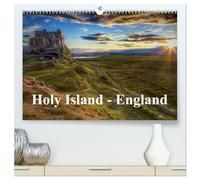 Holy Island - England (hochwertiger Premium Wandkalender 2026 DIN A2 quer), Kunstdruck in Hochglanz: Eine Bilderreise über die Insel Holy Island in England