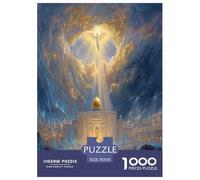 Holy Jerusalem Puzzle 1000 Pièces Cadeau Unique Jeu Éducatif Challenge Toy À De Qualité Supérieure Peinture Art pour Adultes Et Enfants À Partir De 12 Ans 70x50cm/1000pcs