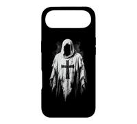Holy Knight Robe Gothique à Capuche en Lambeaux avec Croix Coque pour iPhone Air