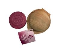 Holy Lama Naturals Savon végétalien naturel « Crown » Chakra fait à la main - Barre solide présentée dans un étui durable fait à la main, 1 savon rond pour les mains et le corps (100 g)