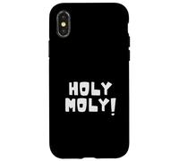 Holy Moly, Dicton Anglais Britannique Classique, Surprise Amusante Coque pour iPhone X/XS