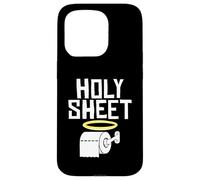 Holy Sheet Papier Toilette Feuille sacrée Coque pour iPhone 15 Pro