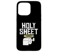 Holy Sheet Papier Toilette Feuille sacrée Coque pour iPhone 15 Pro Max