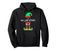 Holy Spirit Activate Elf Ugly Pull de Noël pour Homme et Femme Sweat à Capuche
