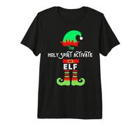 Holy Spirit Activate Elf Ugly Pull de Noël pour Homme et Femme T-Shirt Haut de Gamme