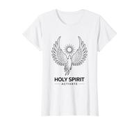 Holy Spirit Activate T-Shirt Graphique avec Valeur, Femme, Blanc, S