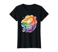 Holy Spirit Activate T-Shirt Graphique avec Valeur, Femme, Noir, XL
