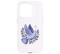 Holy Spirit Dove And Cross Christian Inspirational Faith Coque pour iPhone 15 Pro