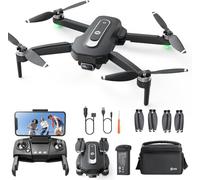 Holy Stone Drone GPS avec caméra 4K pour débutants, HS460 drone pliable avec 26 min d’autonomie, moteur sans balais, Follow Me, retour automatique, transmission FPV 5G, moins de 249 g