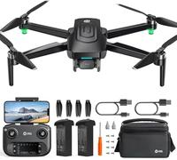 Holy Stone HS175G Drone GPS 8K EIS, Quadricoptère Pliable FPV pour Adultes Débutants, Moteur sans Balais, Suivez-Moi, Vol Circulaire, Maintien d'Altitude, Vol de 60 Minutes, Moins de 249g, C0