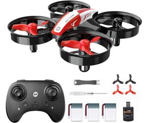Holy Stone HS210 Mini drone quadricoptère pour enfants et débutants avec vol automatique, Flips 3D, mode sans tête et piles supplémentaires, pour garçons et filles, rouge