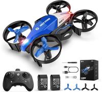 Holy Stone HS210F Mini Dron para Niños, Dron RC 2 en 1 con Mantenimiento de Altitud, Giro 3D y 3 Velocidades, Cuadricóptero para Principiantes con Hélices Protegidas, Regalo para Niños y Niñas