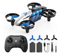 Holy Stone HS210T Drone pour Enfants, 2 EN 1 Mini Drone d’Intérieur avec Mode Vol et Terre, Quadricoptère RC à Quatre Postures Déformables avec Flip 3D, Vol Stationnaire Automatique, C0