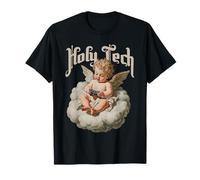Holy Tech Gamer Angel Manette pour bébé Motif Cherob T-Shirt