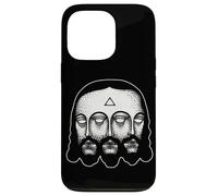 Holy Trinity Jésus Christ Tattoo Flash Coque pour iPhone 13 Pro