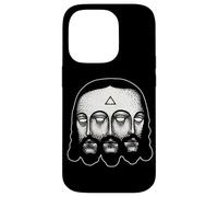 Holy Trinity Jésus Christ Tattoo Flash Coque pour iPhone 14 Pro