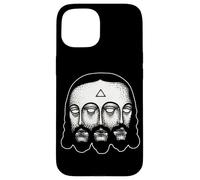 Holy Trinity Jésus Christ Tattoo Flash Coque pour iPhone 15