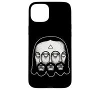 Holy Trinity Jésus Christ Tattoo Flash Coque pour iPhone 15 Plus
