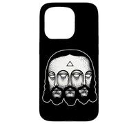 Holy Trinity Jésus Christ Tattoo Flash Coque pour iPhone 15 Pro