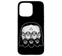 Holy Trinity Jésus Christ Tattoo Flash Coque pour iPhone 15 Pro Max