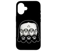 Holy Trinity Jésus Christ Tattoo Flash Coque pour iPhone 16