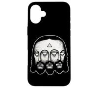 Holy Trinity Jésus Christ Tattoo Flash Coque pour iPhone 16 Plus