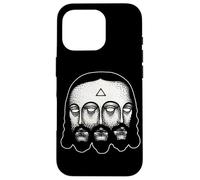 Holy Trinity Jésus Christ Tattoo Flash Coque pour iPhone 16 Pro