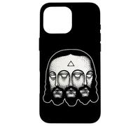 Holy Trinity Jésus Christ Tattoo Flash Coque pour iPhone 16 Pro Max