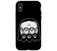 Holy Trinity Jésus Christ Tattoo Flash Coque pour iPhone X/XS