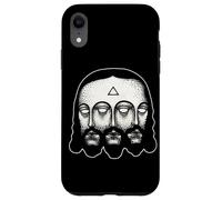 Holy Trinity Jésus Christ Tattoo Flash Coque pour iPhone XR