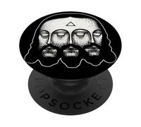 Holy Trinity Jésus Christ Tattoo Flash PopSockets PopGrip Adhésif