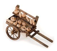 Holyart Accessoire crèche Chariot avec Pain Terre Cuite