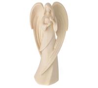 Holyart Ange Bois Naturel Val Gardena Coeur Or Flamingo, 19 cm (7.49 inc.)