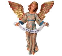 Holyart Ange de la Gloire Veste Verte crèche Fontanini 17cm