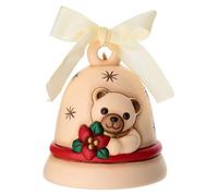 Holyart Anges de Noël et Objets décoratifs: Clochette Édition Spéciale Thun 2024 avec Teddy en céramique
